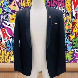 Men’s Black Classic Blazer / Suit Jacket – Gently Used, Excellent Condition